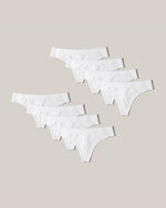 Invisible Thong | 8-pack - white