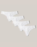 Invisible Thong | 4-pack - white