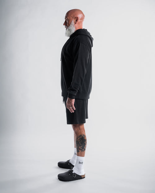 Hoodie + Shorts | negro