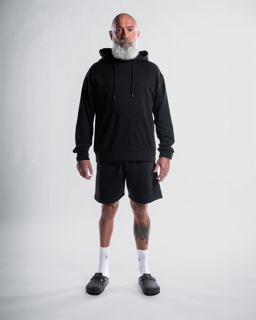 Hoodie + Shorts | svart