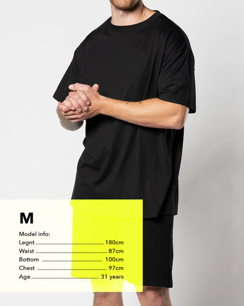 Oversize-T-Shirt | schwarz